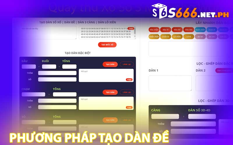 phương pháp tạo dàn đề